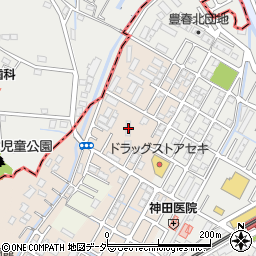 埼玉県春日部市道口蛭田192周辺の地図