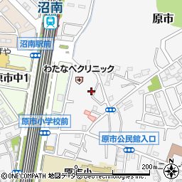 埼玉県上尾市原市2381-35周辺の地図