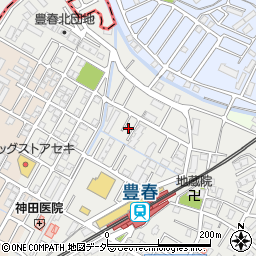 埼玉県春日部市上蛭田218周辺の地図