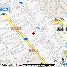 埼玉県上尾市原市1051-10周辺の地図