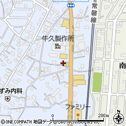 ＨｏｎｄａＣａｒｓ茨城南牛久店周辺の地図