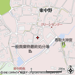 埼玉県春日部市東中野835周辺の地図
