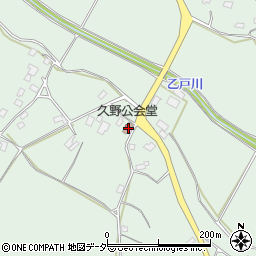茨城県牛久市久野町1201周辺の地図