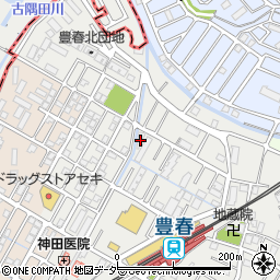 埼玉県春日部市上蛭田213周辺の地図