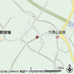 茨城県牛久市久野町1256周辺の地図