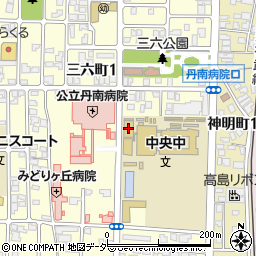 望文武道館周辺の地図