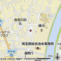 越谷化成株式会社周辺の地図