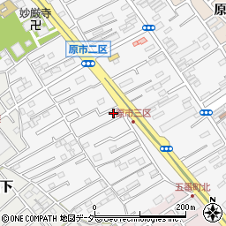 埼玉県上尾市原市1026-15周辺の地図