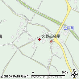 茨城県牛久市久野町1208周辺の地図