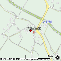 茨城県牛久市久野町1204周辺の地図