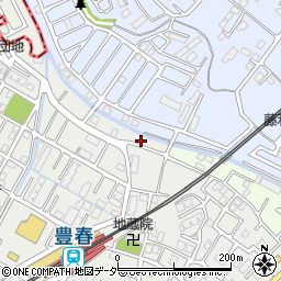 埼玉県春日部市上蛭田714周辺の地図