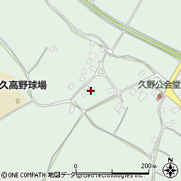茨城県牛久市久野町1248周辺の地図