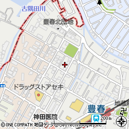 埼玉県春日部市上蛭田173周辺の地図