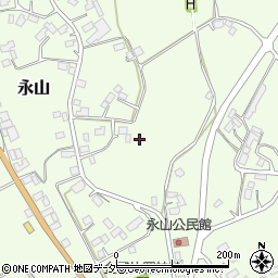 茨城県潮来市永山周辺の地図