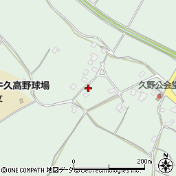 茨城県牛久市久野町1284周辺の地図