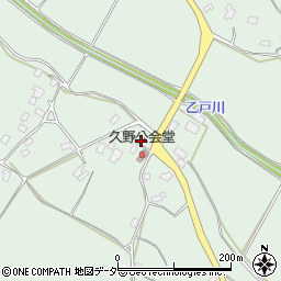 茨城県牛久市久野町1190周辺の地図