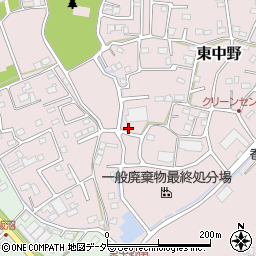 埼玉県春日部市東中野952周辺の地図