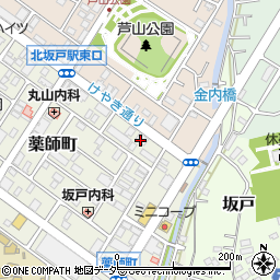 飯能信用金庫北坂戸支店周辺の地図
