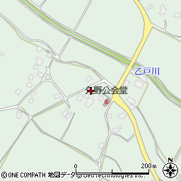 茨城県牛久市久野町1206周辺の地図