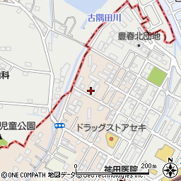埼玉県春日部市道口蛭田201周辺の地図