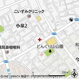 株式会社梅林堂　上尾小泉店周辺の地図
