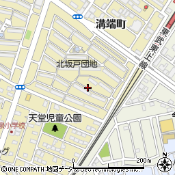 埼玉県坂戸市溝端町周辺の地図