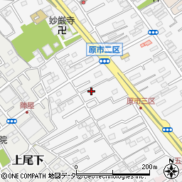 埼玉県上尾市原市1022-1周辺の地図