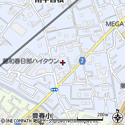 埼玉県春日部市南中曽根639周辺の地図