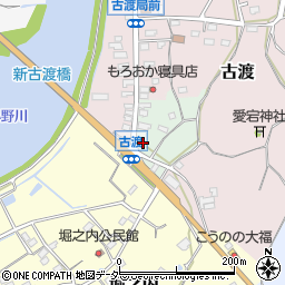 茨城県稲敷市柏木古渡周辺の地図