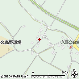 茨城県牛久市久野町1236周辺の地図