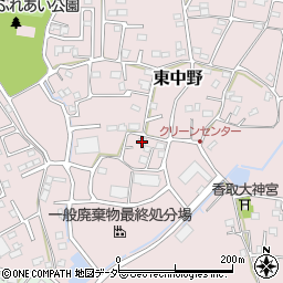 埼玉県春日部市東中野837周辺の地図