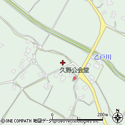 茨城県牛久市久野町1218周辺の地図