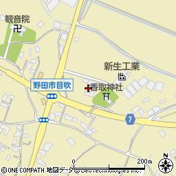 シンセイ　野田物流センター　関東営業部周辺の地図