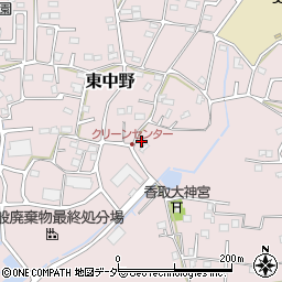 埼玉県春日部市東中野797周辺の地図