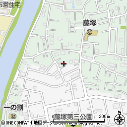 埼玉県春日部市藤塚792周辺の地図
