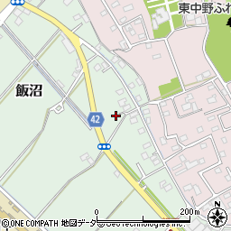埼玉県春日部市飯沼55周辺の地図