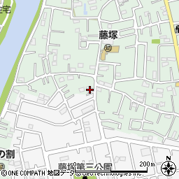 埼玉県春日部市藤塚861周辺の地図
