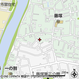 埼玉県春日部市藤塚793周辺の地図