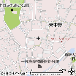 埼玉県春日部市東中野824周辺の地図