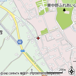 埼玉県春日部市東中野1074周辺の地図