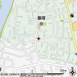 埼玉県春日部市藤塚1122周辺の地図