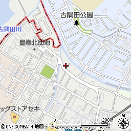 埼玉県春日部市上蛭田729周辺の地図