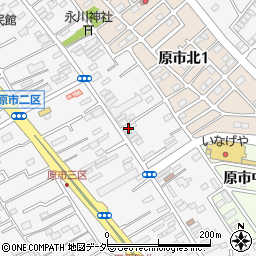 埼玉県上尾市原市2213周辺の地図
