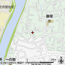 埼玉県春日部市藤塚794周辺の地図