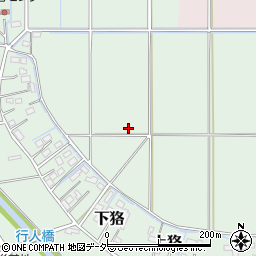 埼玉県比企郡川島町上狢周辺の地図