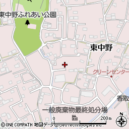 埼玉県春日部市東中野823周辺の地図