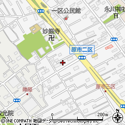 埼玉県上尾市原市1018-9周辺の地図
