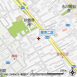 埼玉県上尾市原市1018-19周辺の地図