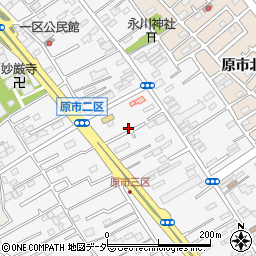 埼玉県上尾市原市1097-1周辺の地図