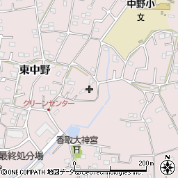 埼玉県春日部市東中野724周辺の地図